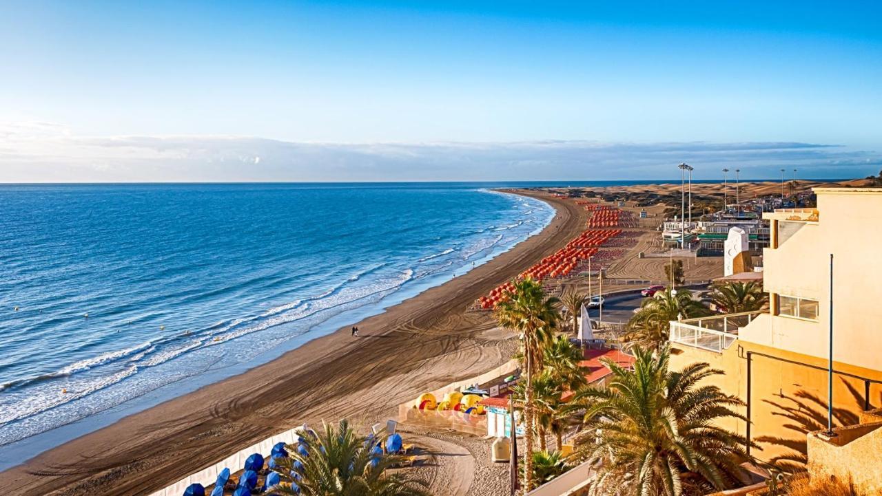 Penthouse In Playa Del Ingles With Lovely Viewアパートメント エクステリア 写真